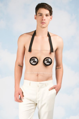Illustration for article titled Buy the "Butt Hoodie" and other clothes Yoko Ono designed for John Lennon's "hot bod"